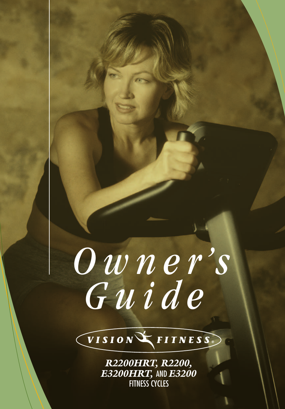 Vision Fitness E3200HRT User Manual | 60 pages