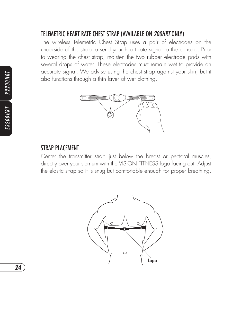 Vision Fitness E3200HRT User Manual | Page 28 / 60