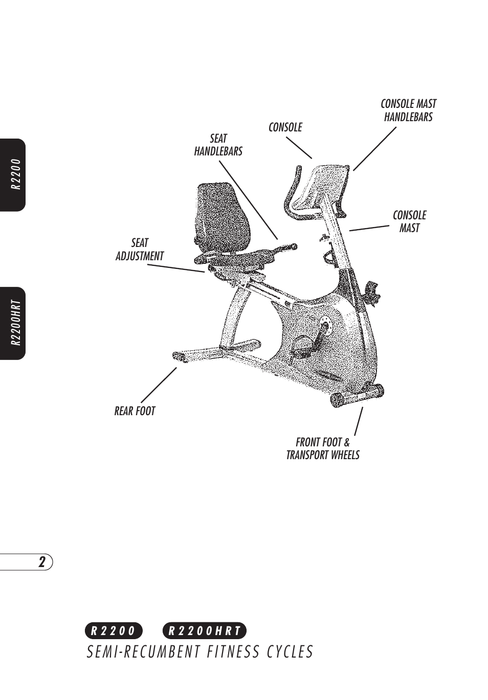 Vision Fitness E3200HRT User Manual | Page 6 / 60