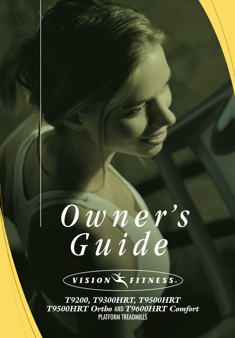 Vision Fitness T9500HRT Ortho User Manual | 56 pages