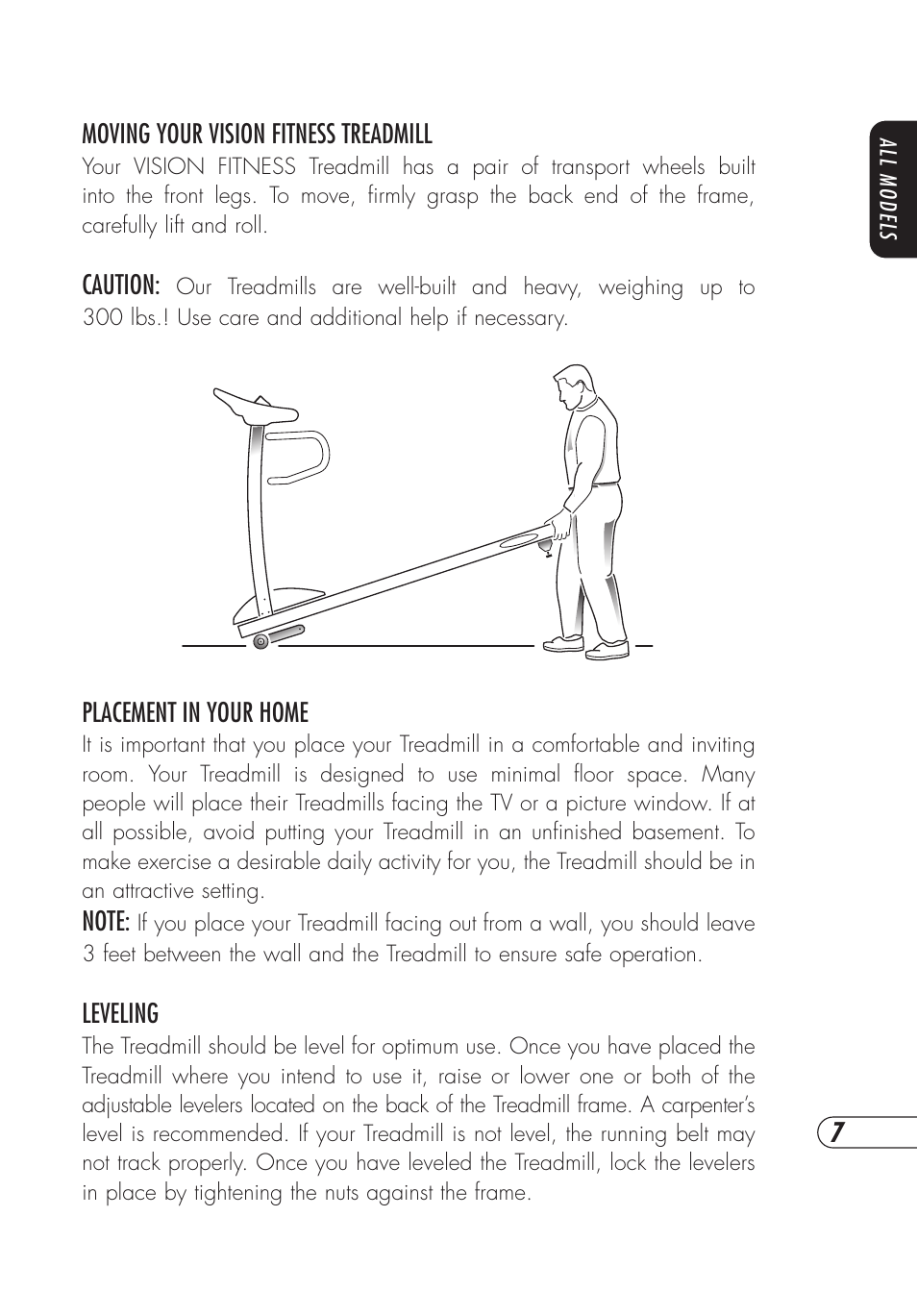Vision Fitness T9500HRT Ortho User Manual | Page 11 / 56