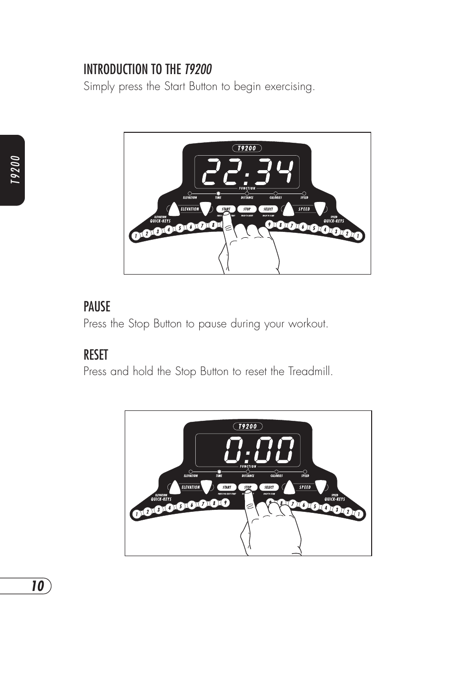 Vision Fitness T9500HRT Ortho User Manual | Page 14 / 56