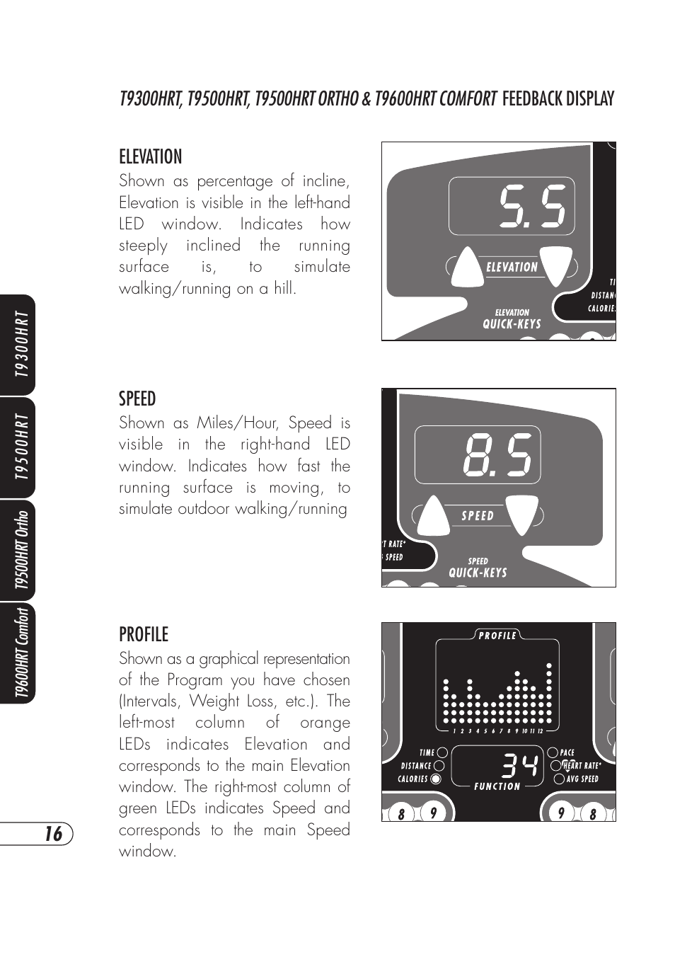 Vision Fitness T9500HRT Ortho User Manual | Page 20 / 56
