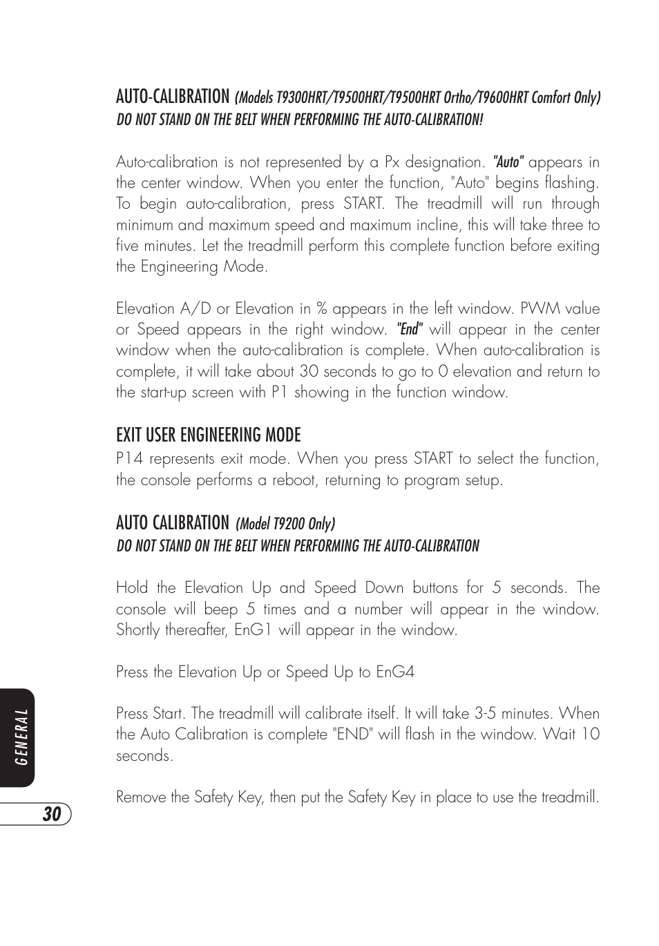 Vision Fitness T9500HRT Ortho User Manual | Page 34 / 56
