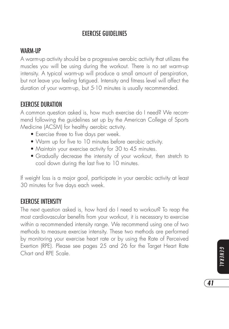 Vision Fitness T9500HRT Ortho User Manual | Page 45 / 56
