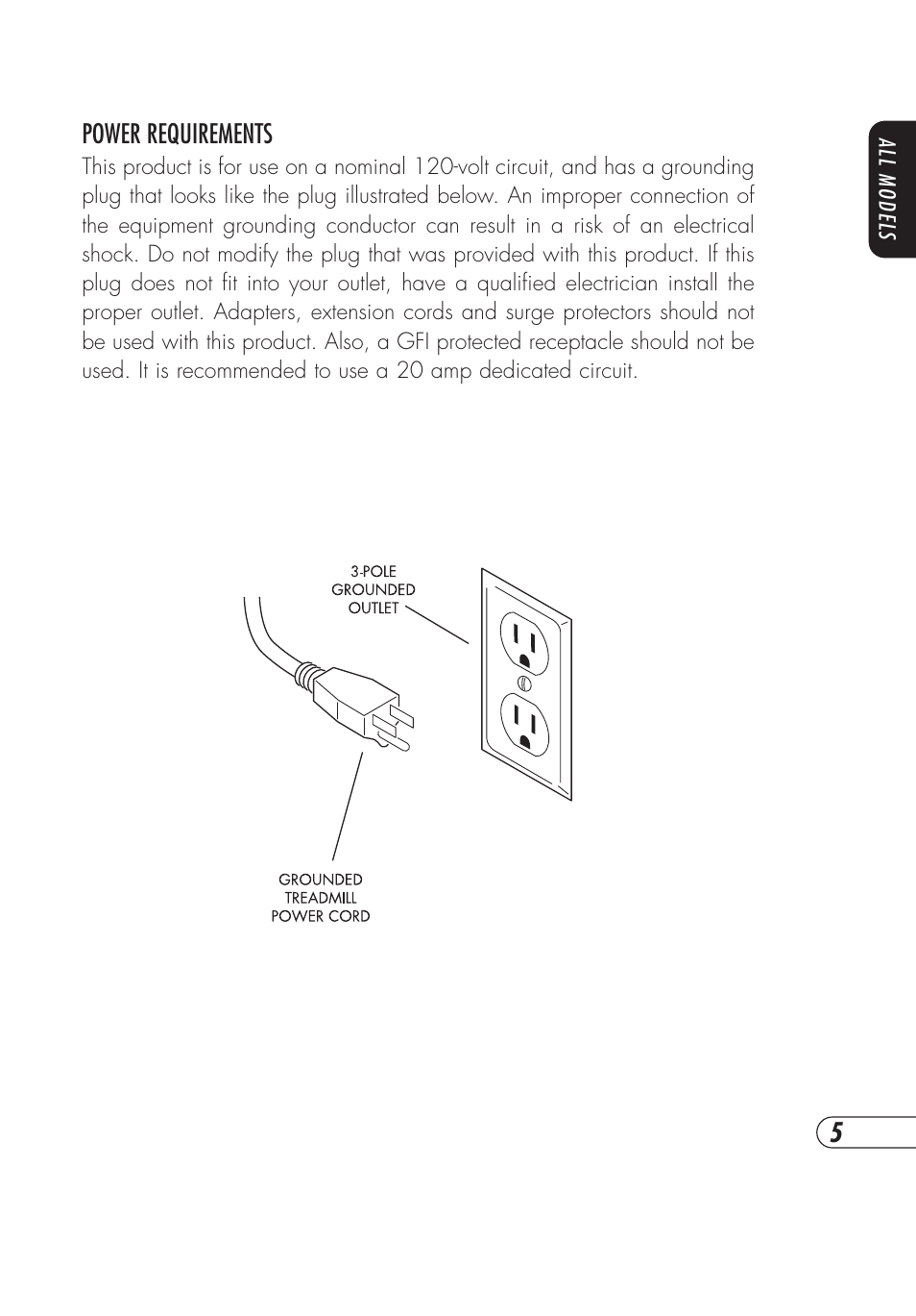 Vision Fitness T9500HRT Ortho User Manual | Page 9 / 56