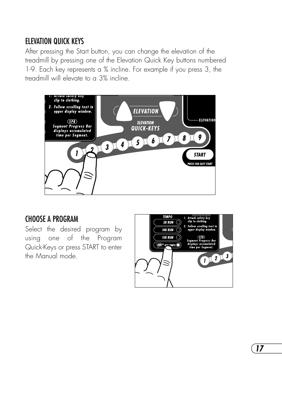 Vision Fitness Platform T9700 Runner's User Manual | Page 21 / 80