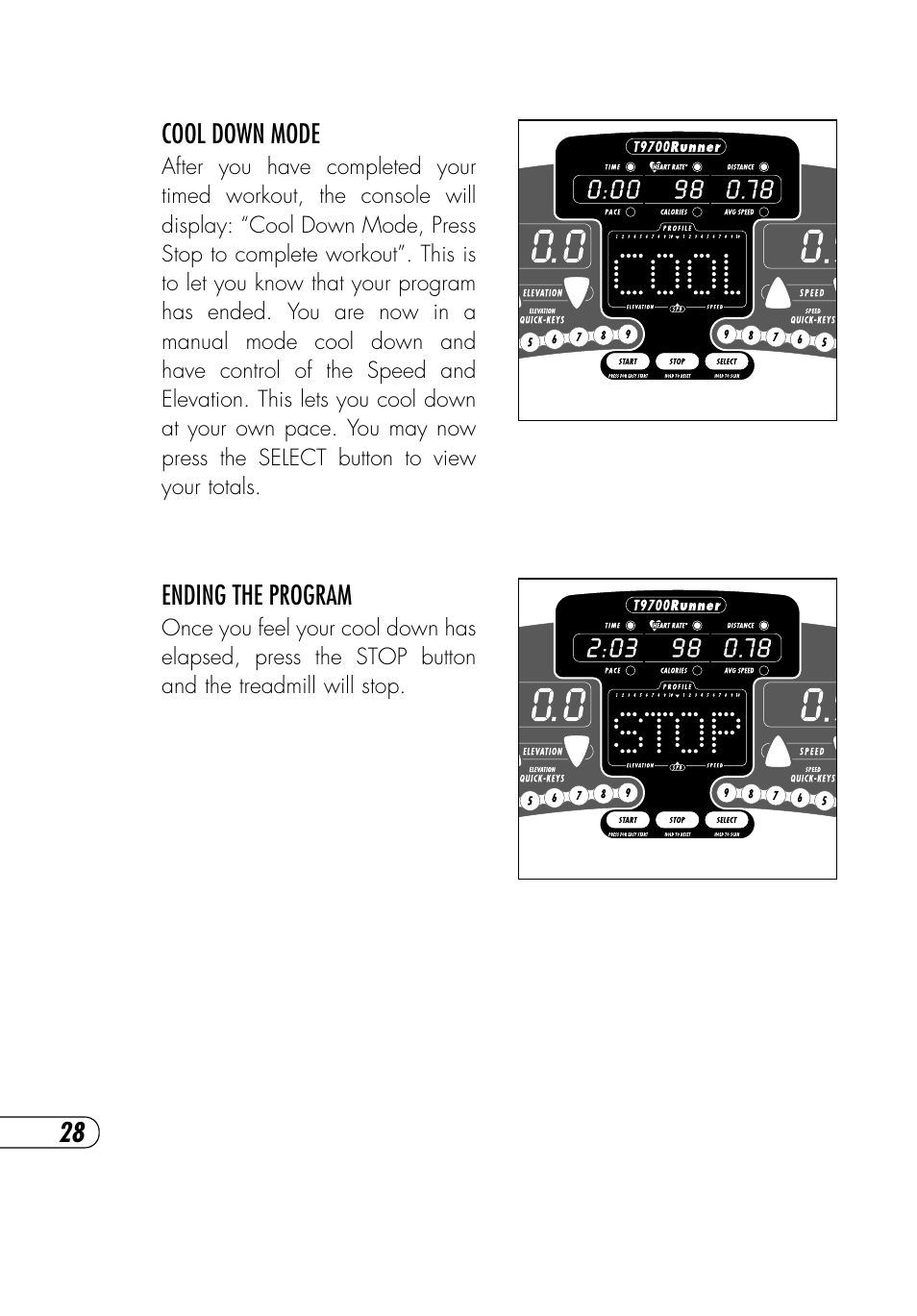 Vision Fitness Platform T9700 Runner's User Manual | Page 32 / 80