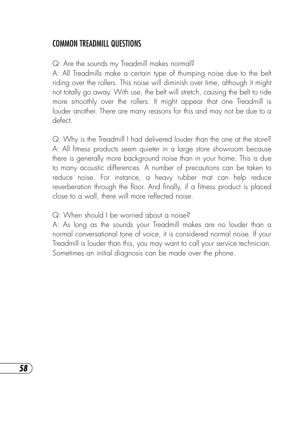 Vision Fitness Platform T9700 Runner's User Manual | Page 62 / 80
