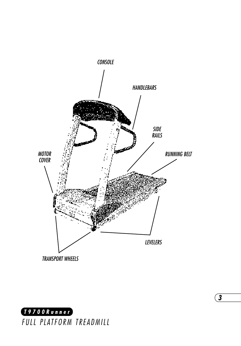 Vision Fitness Platform T9700 Runner's User Manual | Page 7 / 80