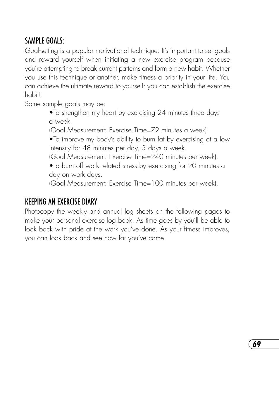 Vision Fitness Platform T9700 Runner's User Manual | Page 73 / 80