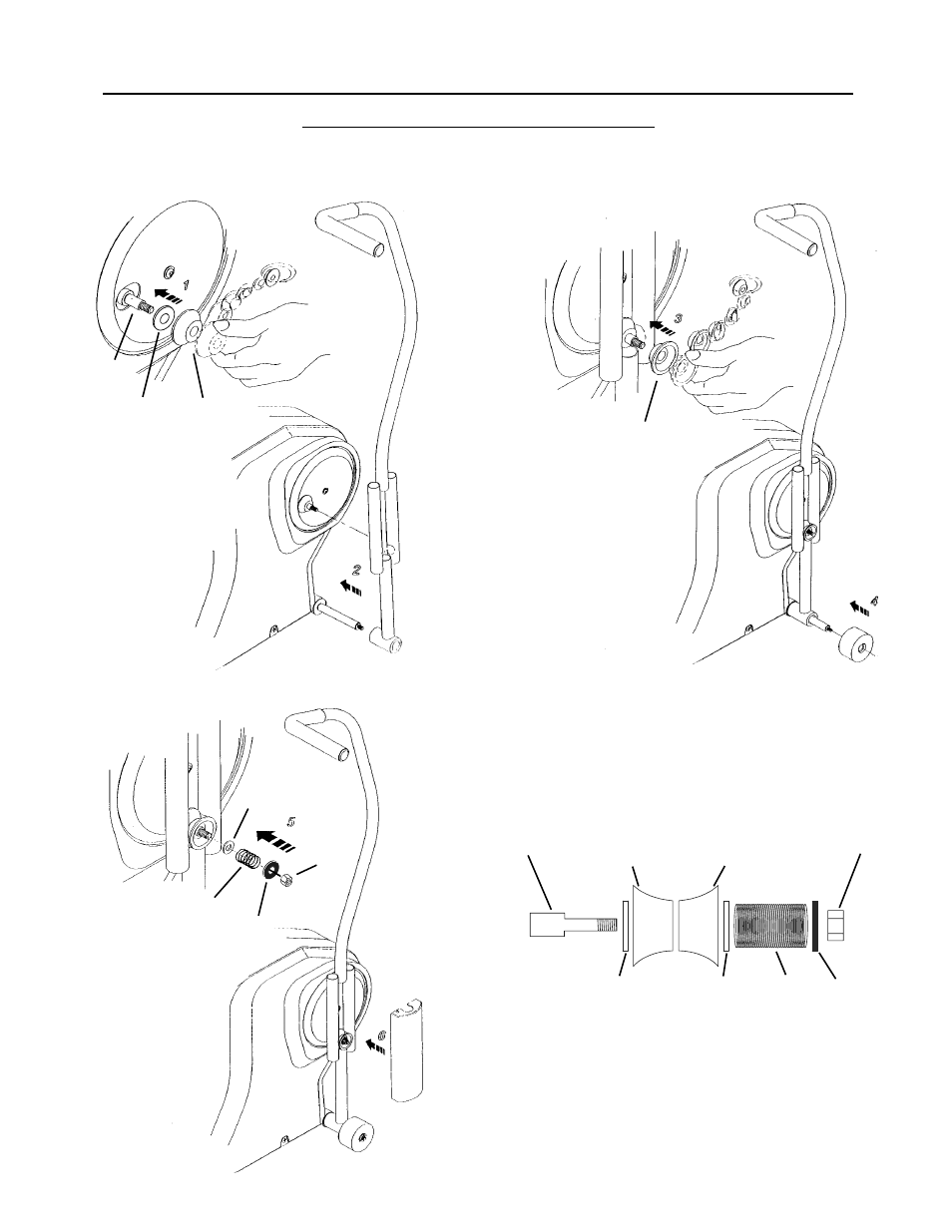 Complete side view | Vision Fitness E4100 User Manual | Page 8 / 9