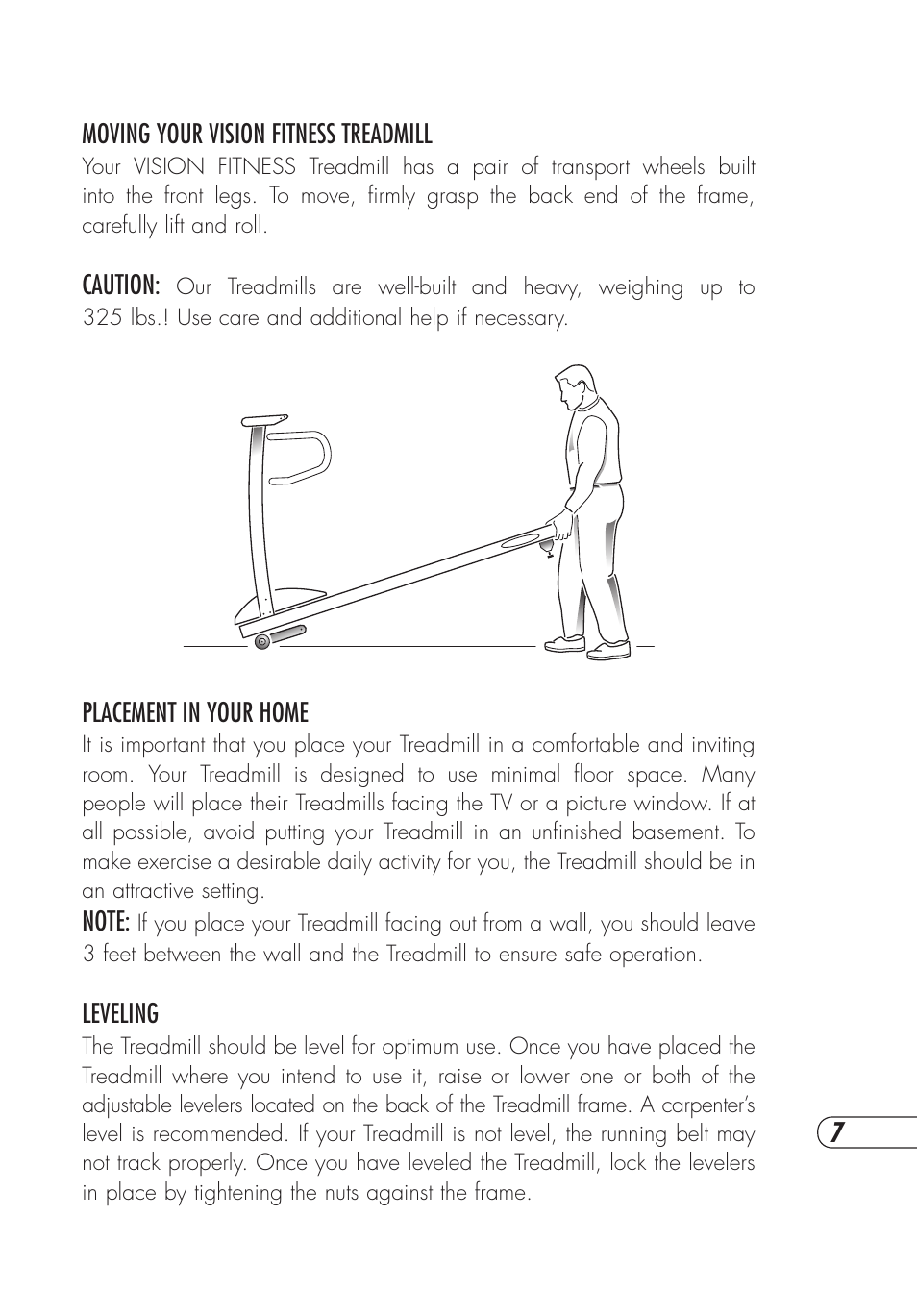 Vision Fitness T9600HRT User Manual | Page 11 / 64