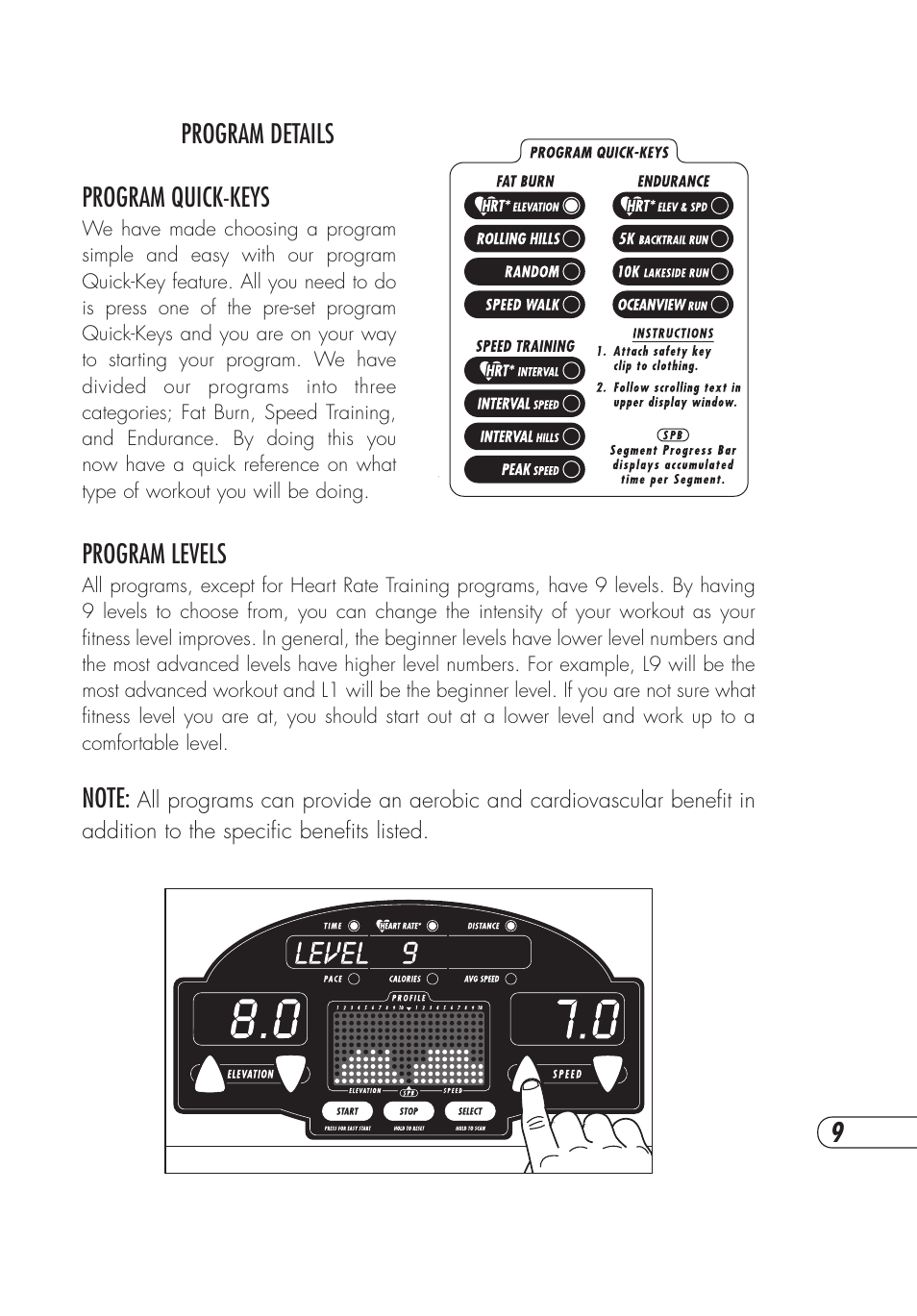 Vision Fitness T9600HRT User Manual | Page 13 / 64