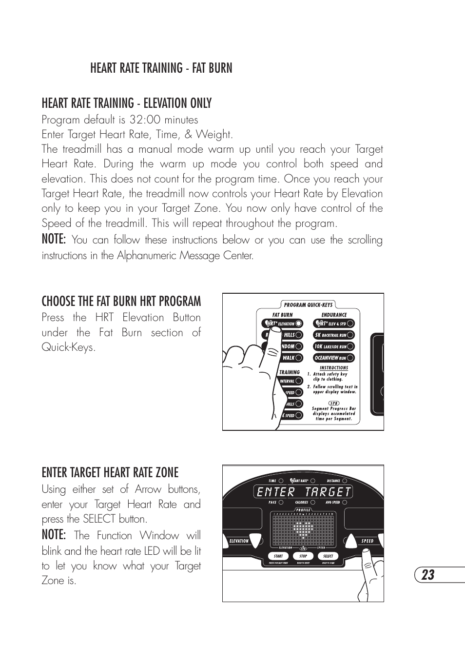 Vision Fitness T9600HRT User Manual | Page 27 / 64