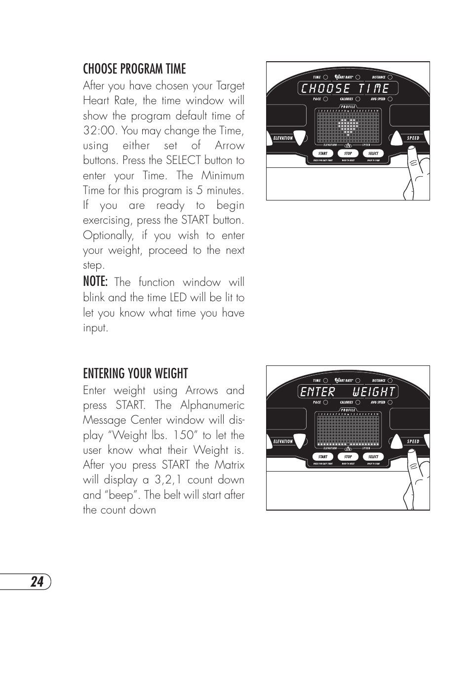 Vision Fitness T9600HRT User Manual | Page 28 / 64