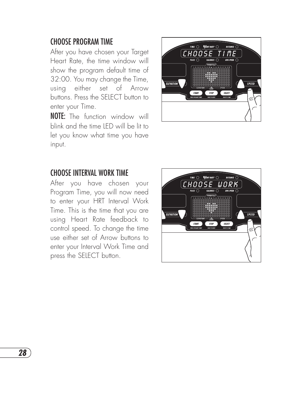 Vision Fitness T9600HRT User Manual | Page 32 / 64