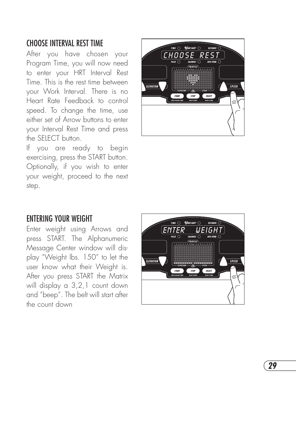 Vision Fitness T9600HRT User Manual | Page 33 / 64