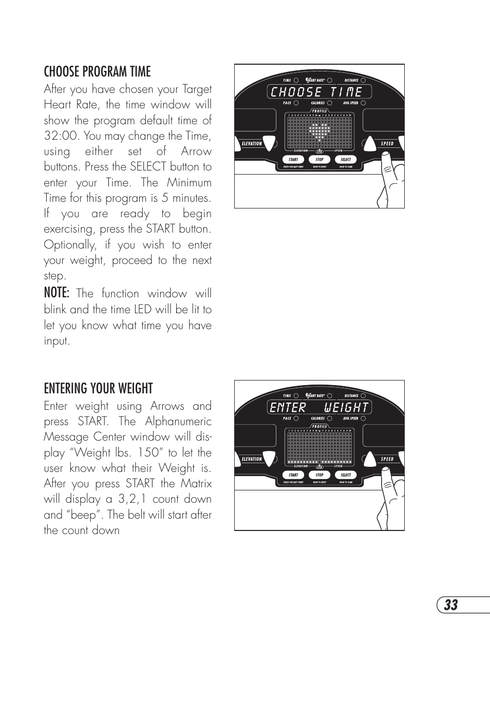 Vision Fitness T9600HRT User Manual | Page 37 / 64