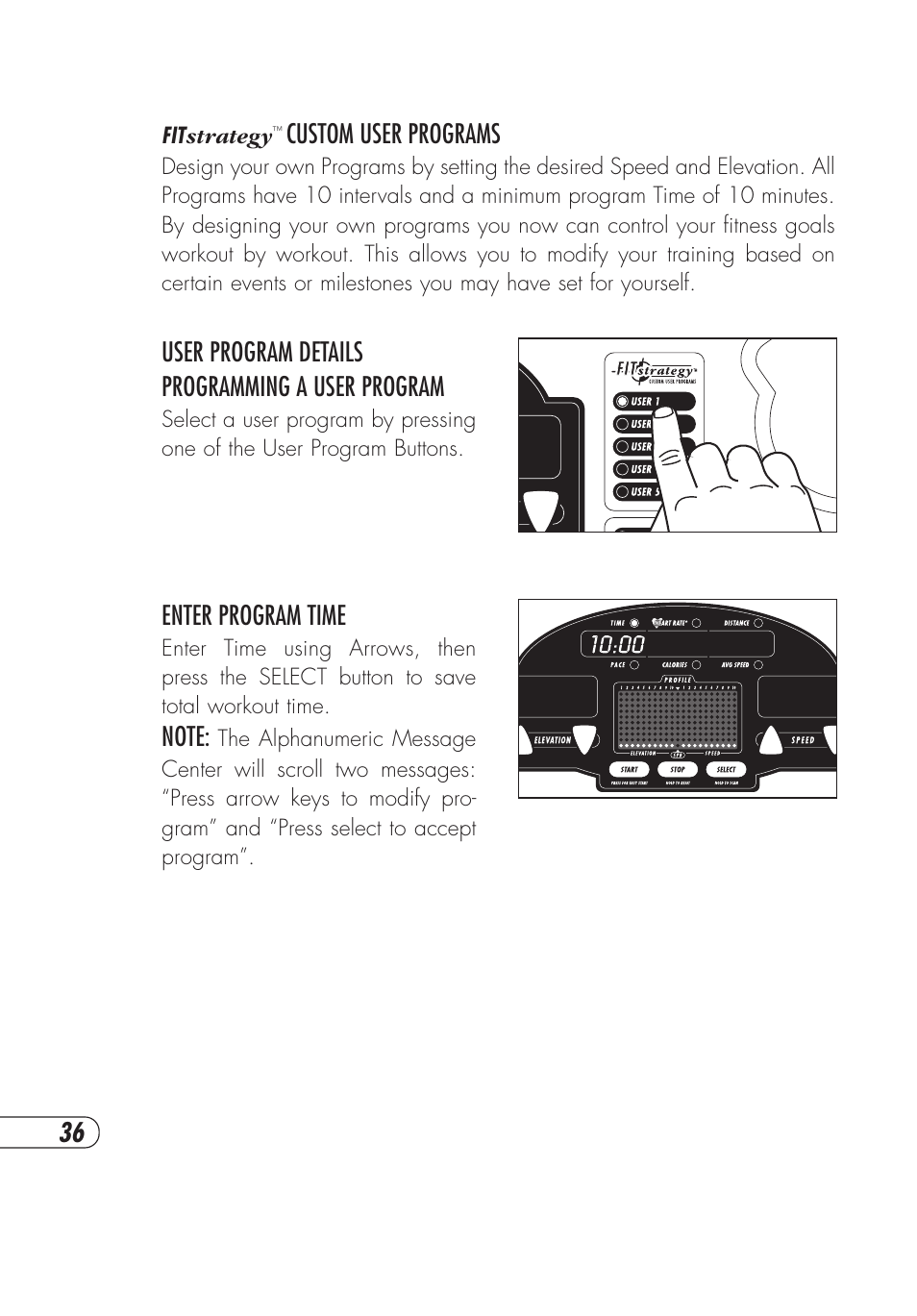 Vision Fitness T9600HRT User Manual | Page 40 / 64