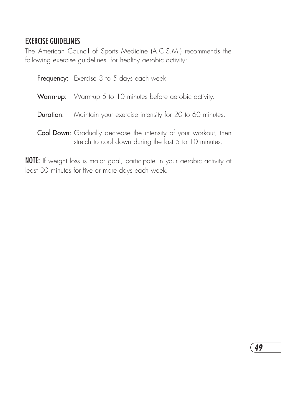 Vision Fitness T9600HRT User Manual | Page 53 / 64