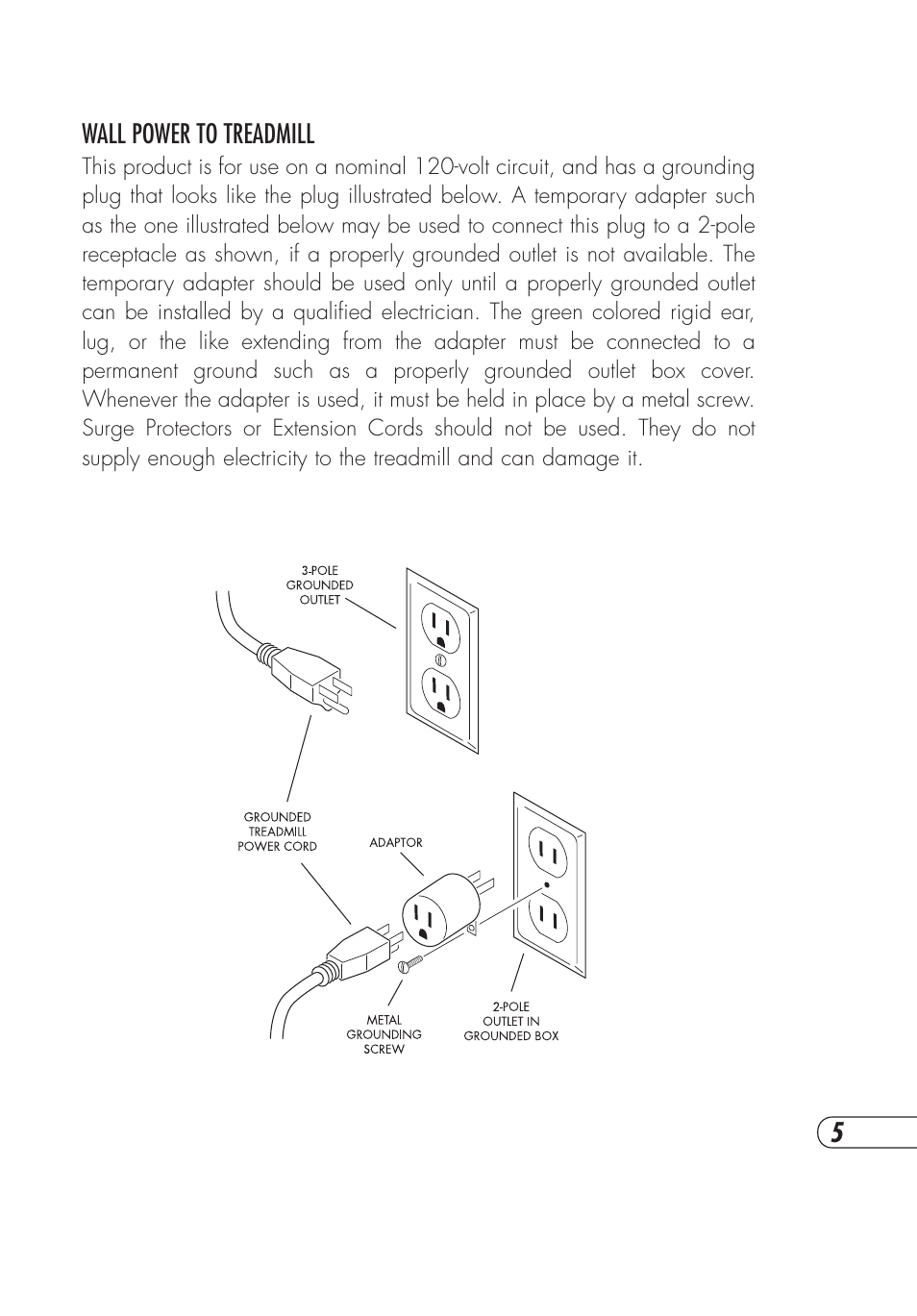 Vision Fitness T9600HRT User Manual | Page 9 / 64