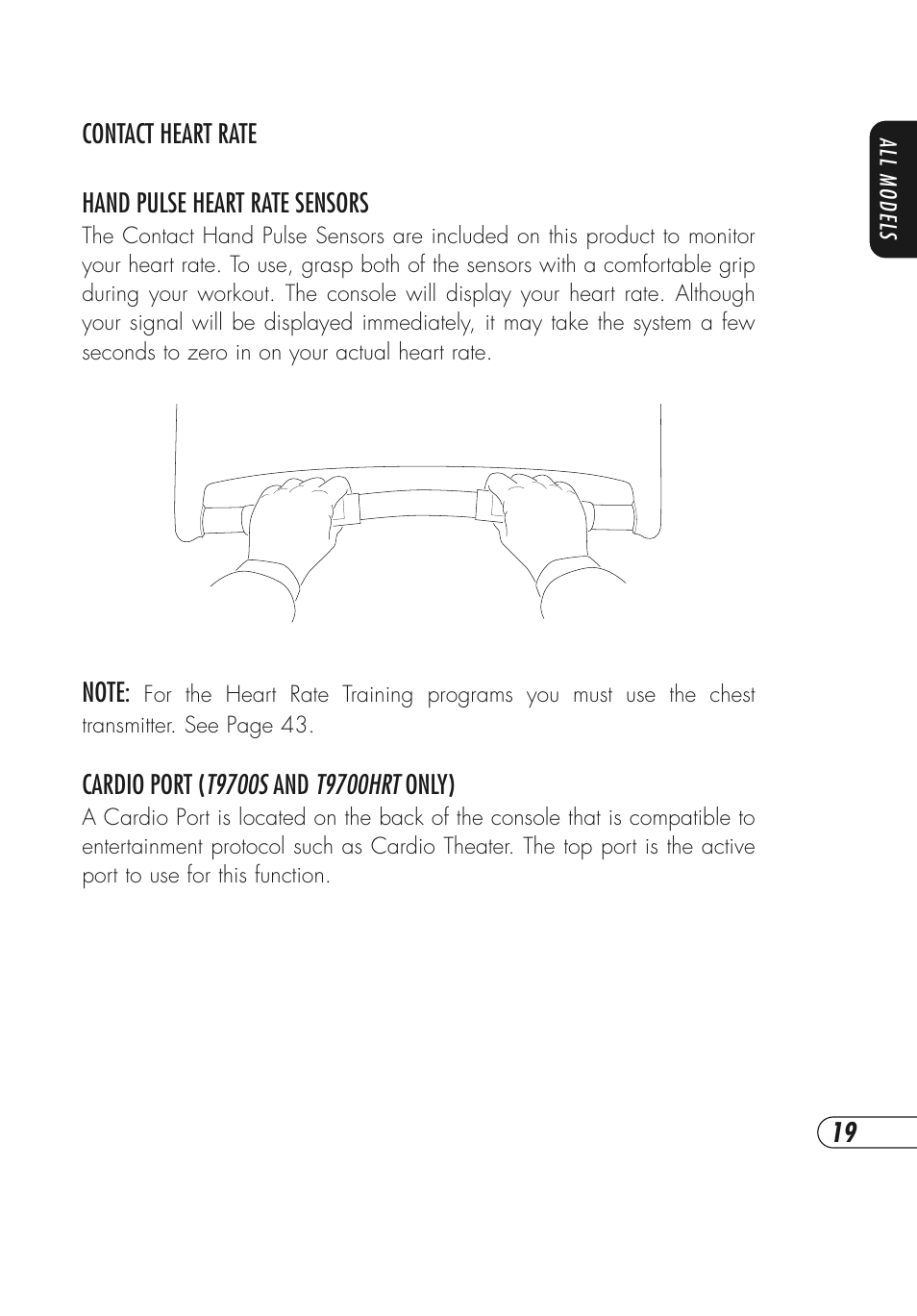 Vision Fitness T9700 Series User Manual | Page 23 / 80