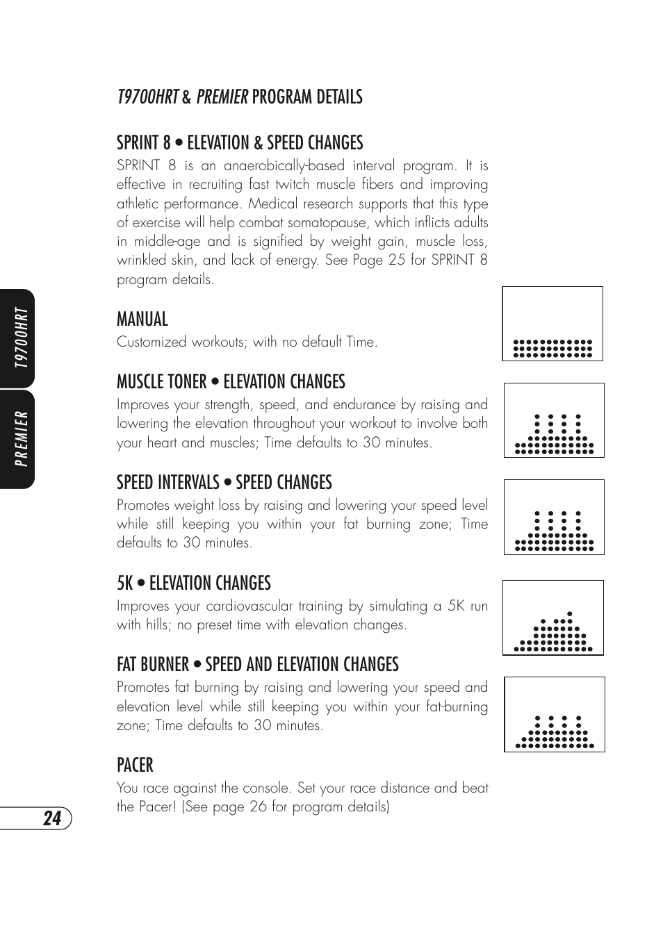 Vision Fitness T9700 Series User Manual | Page 28 / 80