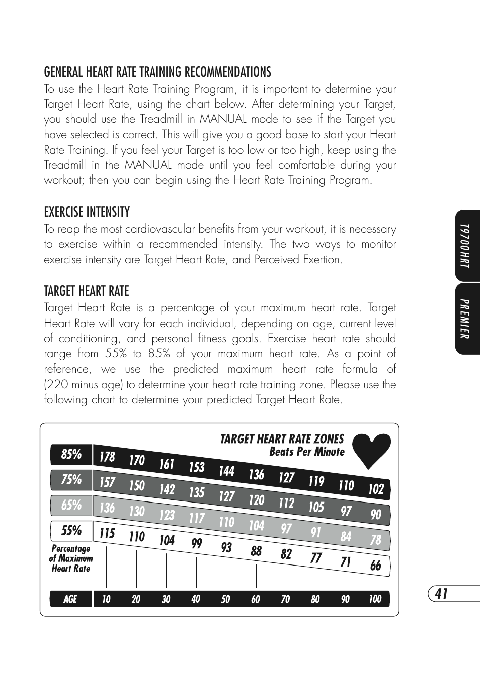 Vision Fitness T9700 Series User Manual | Page 45 / 80