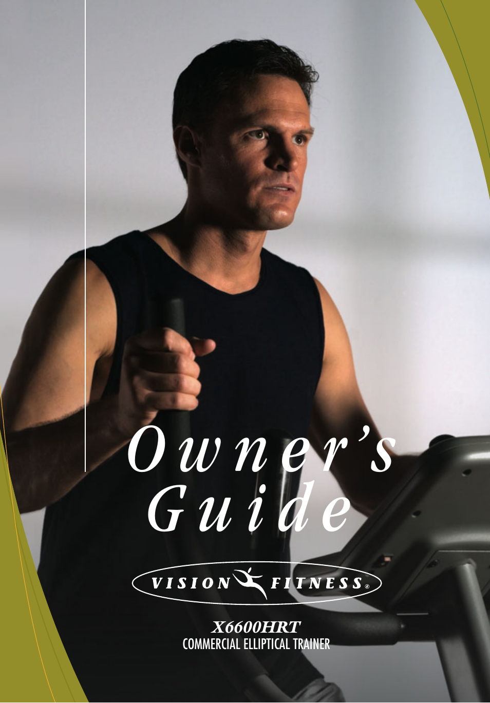 Vision Fitness X6600HRT User Manual | 52 pages