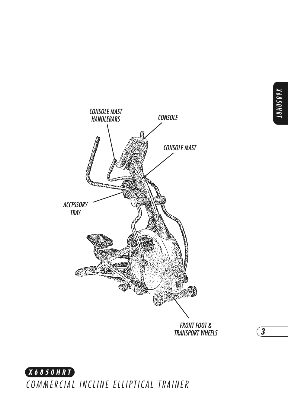 Vision Fitness X6850HRT User Manual | Page 7 / 40