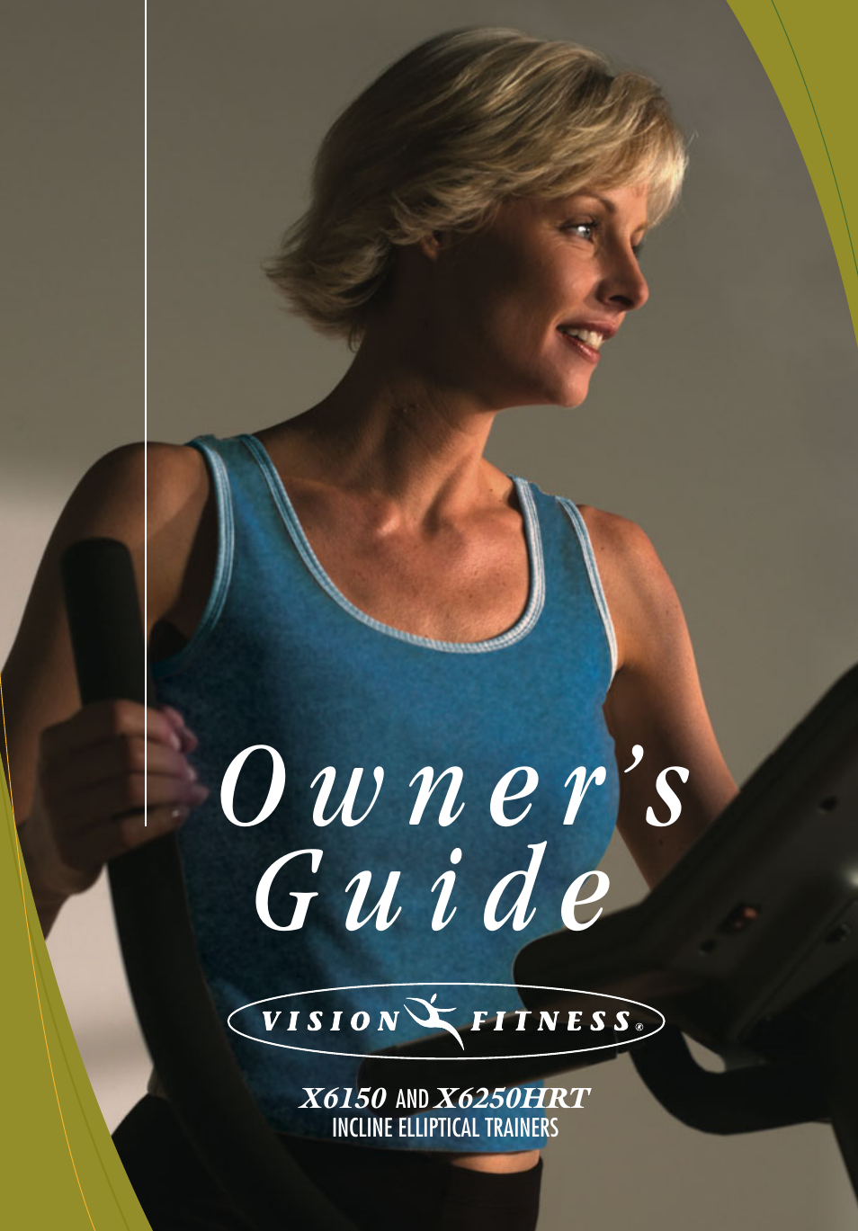 Vision Fitness X6250HRT User Manual | 60 pages