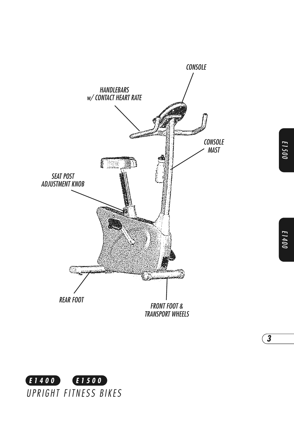 Vision Fitness E1500 User Manual | Page 7 / 40