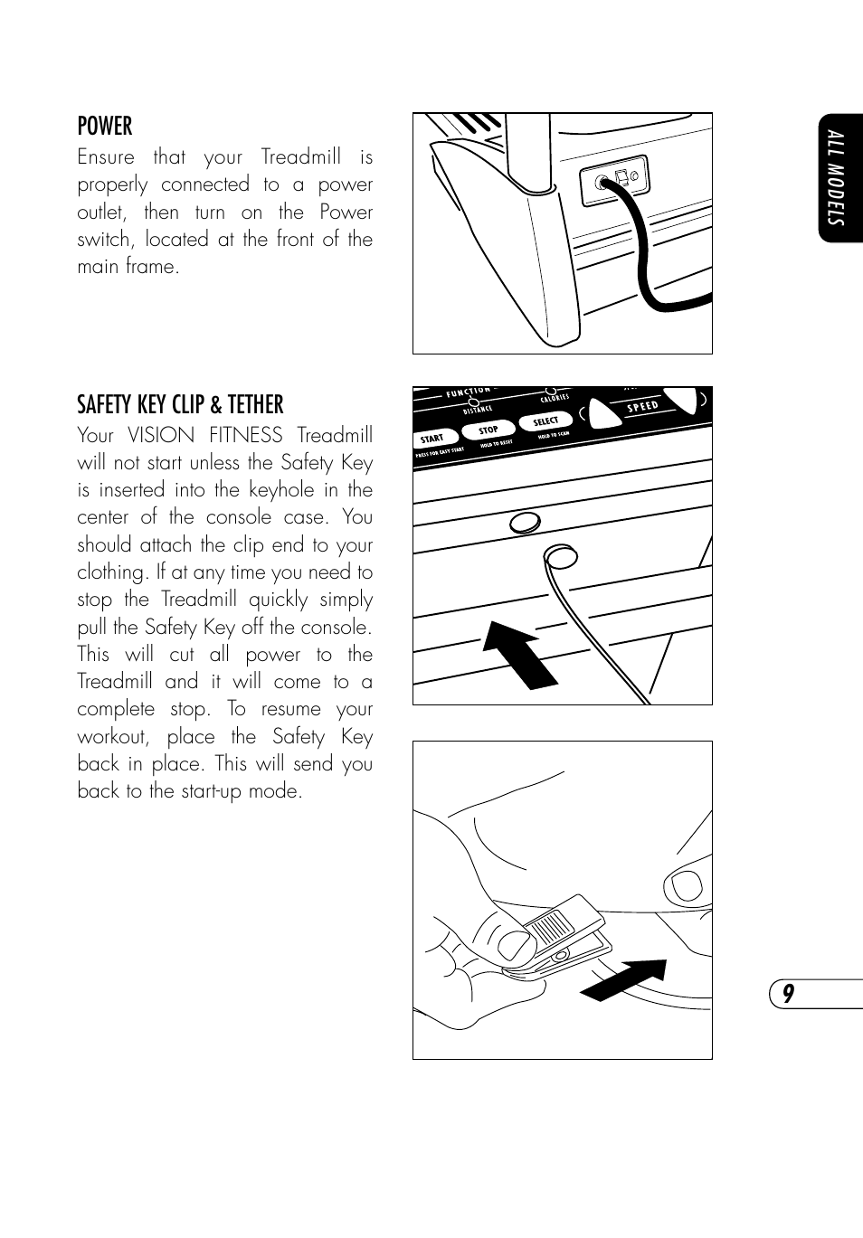 Vision Fitness T9350 User Manual | Page 10 / 61