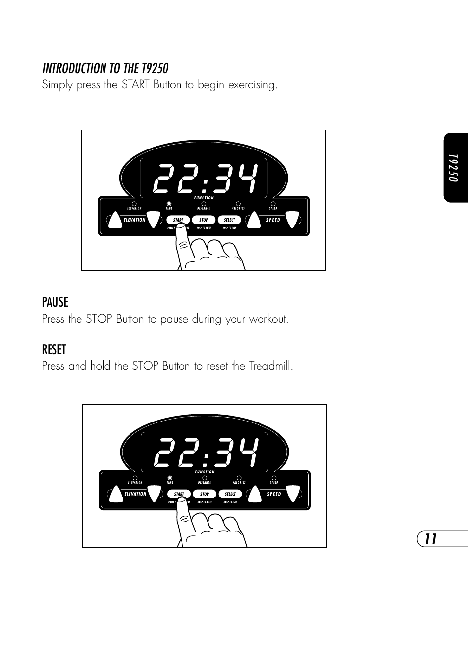 Vision Fitness T9350 User Manual | Page 12 / 61