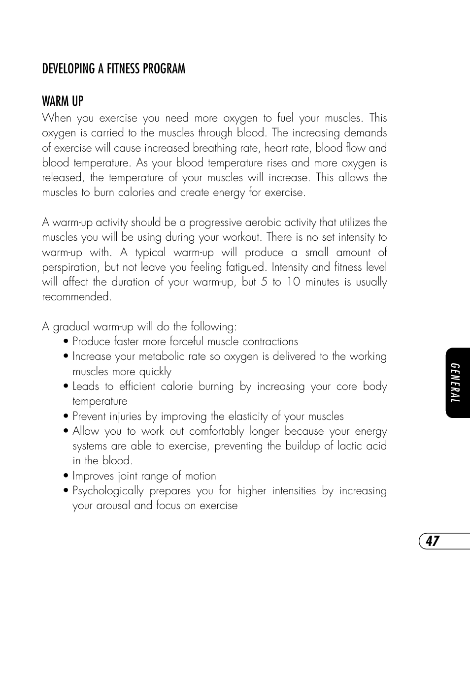 Vision Fitness T9350 User Manual | Page 48 / 61