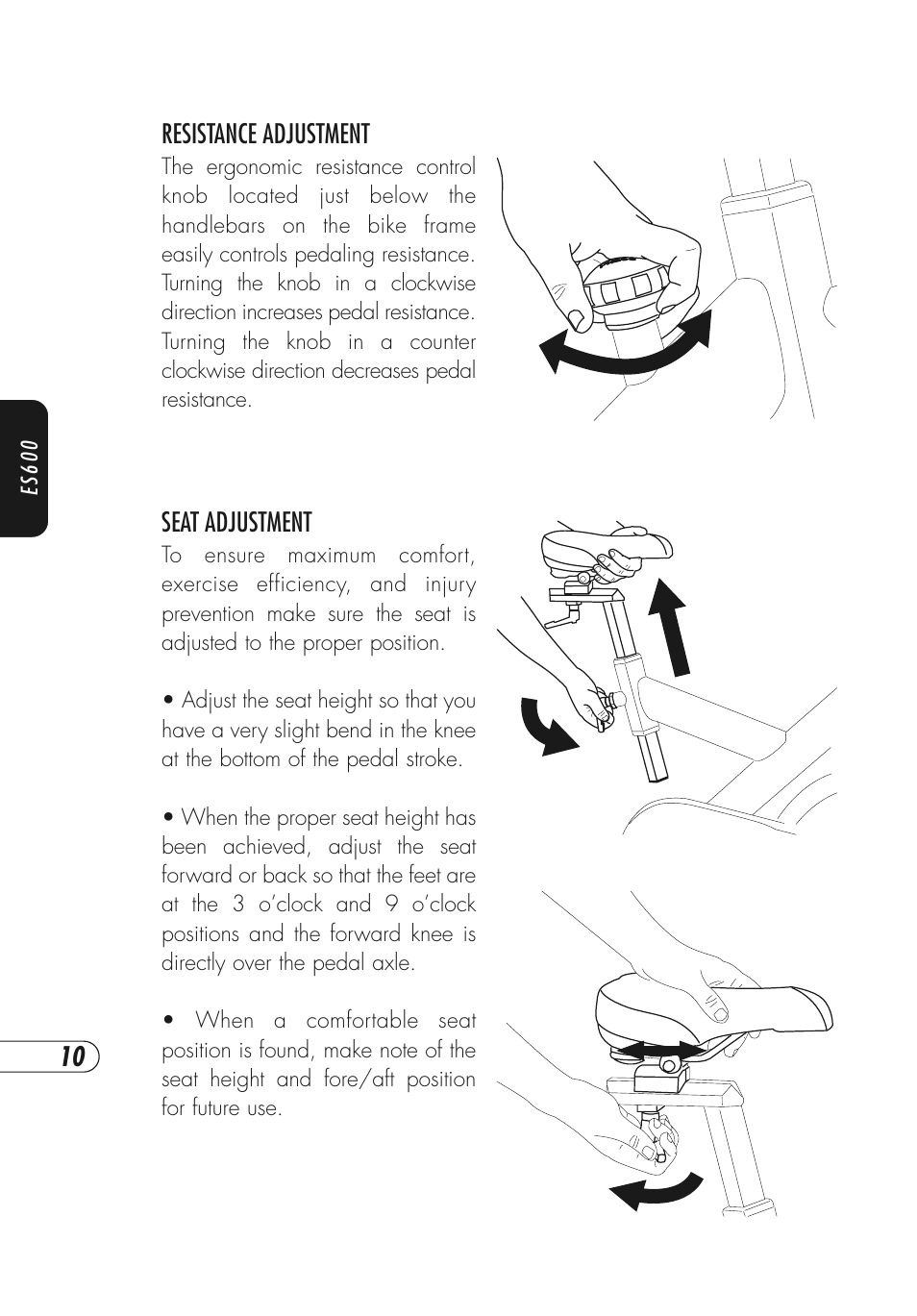 Vision Fitness ES600 User Manual | Page 14 / 36