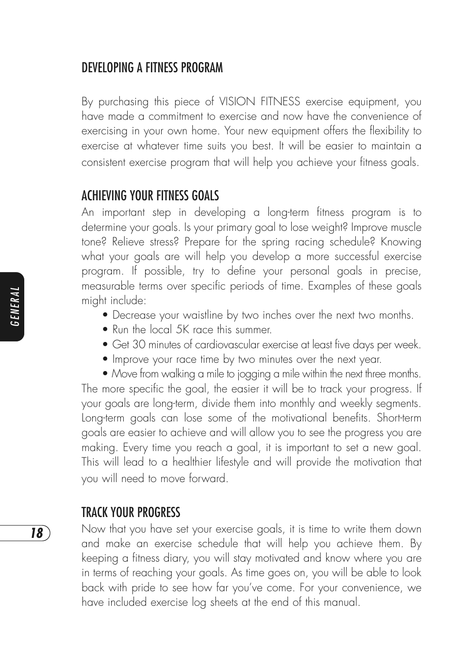 Vision Fitness ES600 User Manual | Page 22 / 36