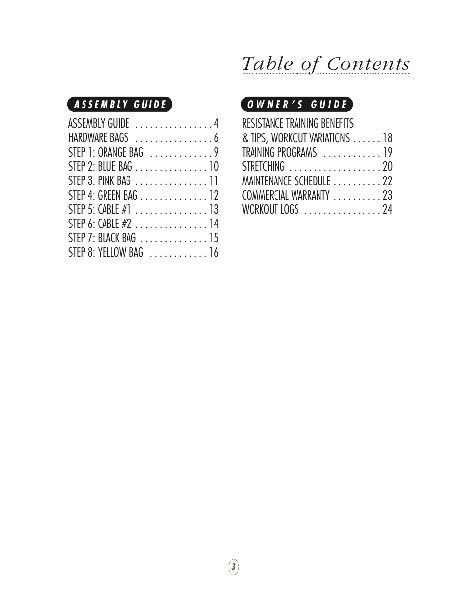 Vision Fitness ST730 User Manual | Page 3 / 28