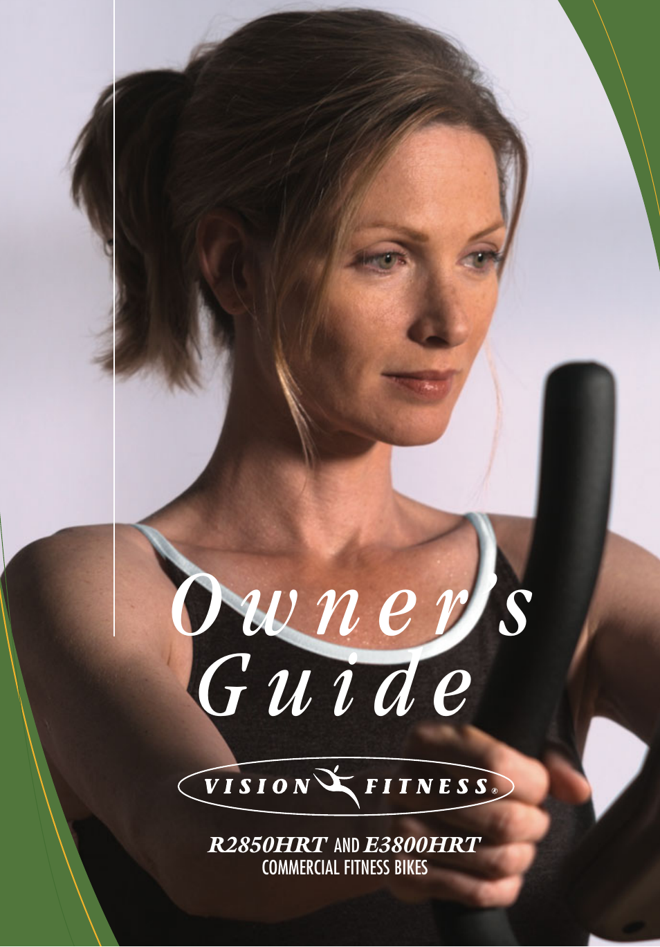 Vision Fitness E3800HRT User Manual | 44 pages