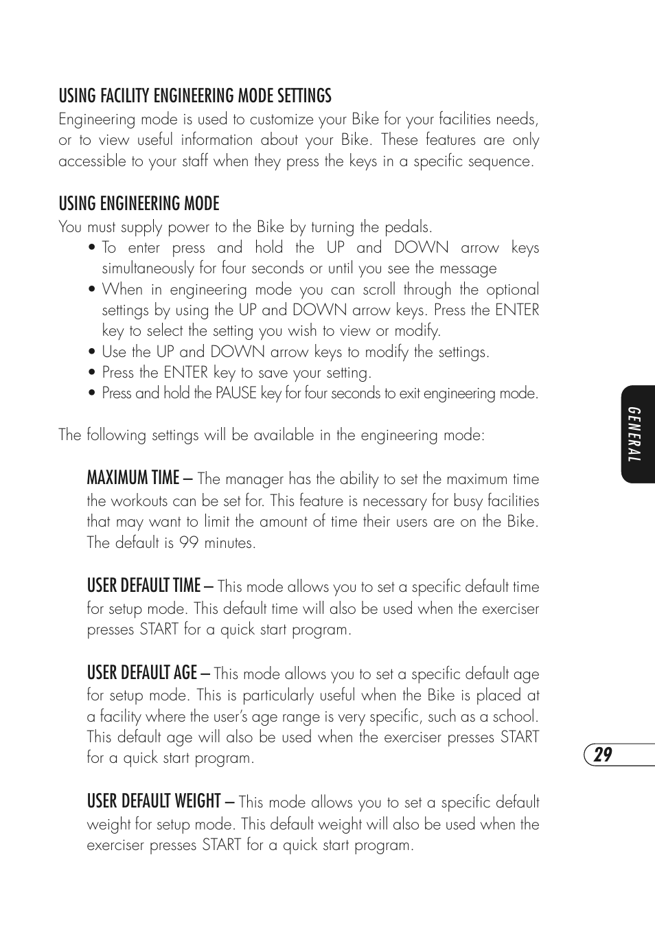 Vision Fitness E3800HRT User Manual | Page 33 / 44