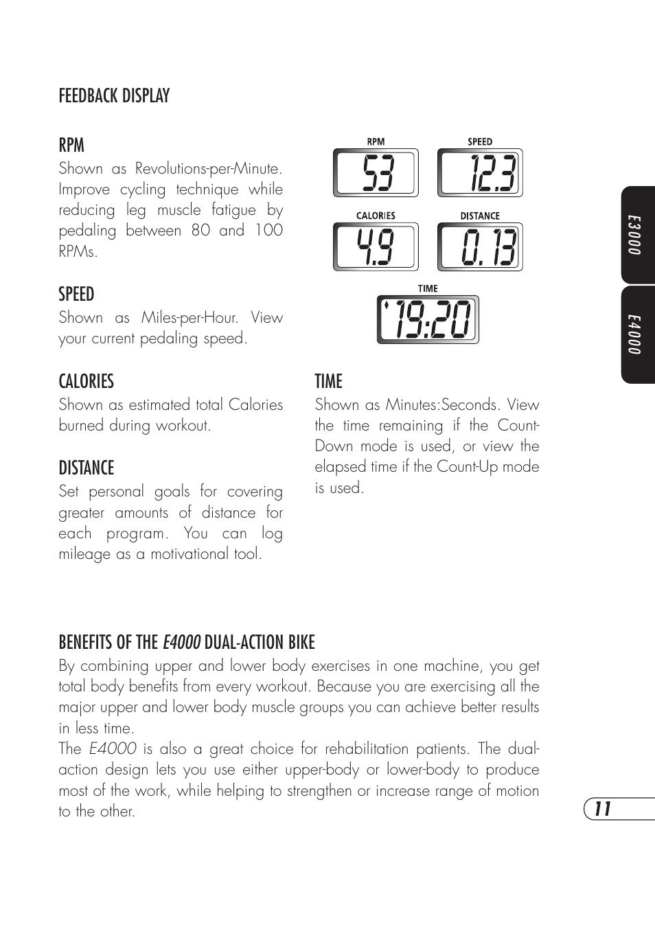 Vision Fitness E4000 User Manual | Page 15 / 60