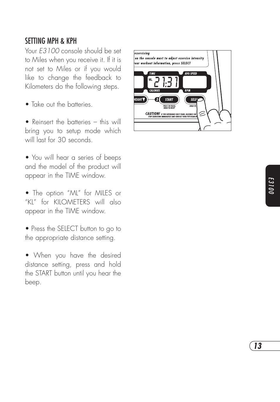 Vision Fitness E4000 User Manual | Page 17 / 60