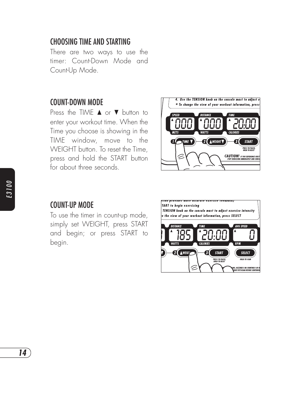 Vision Fitness E4000 User Manual | Page 18 / 60