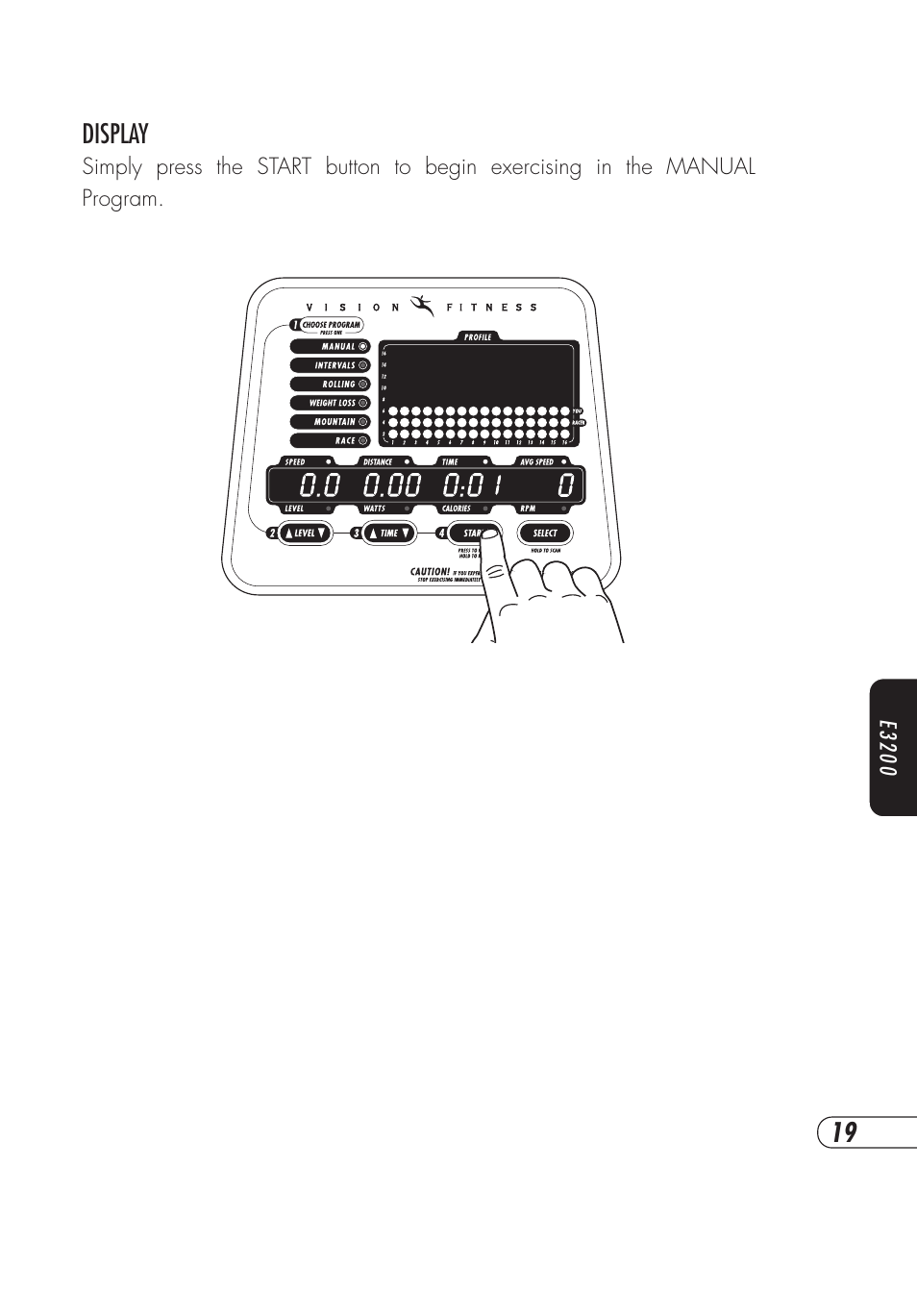 Vision Fitness E4000 User Manual | Page 23 / 60