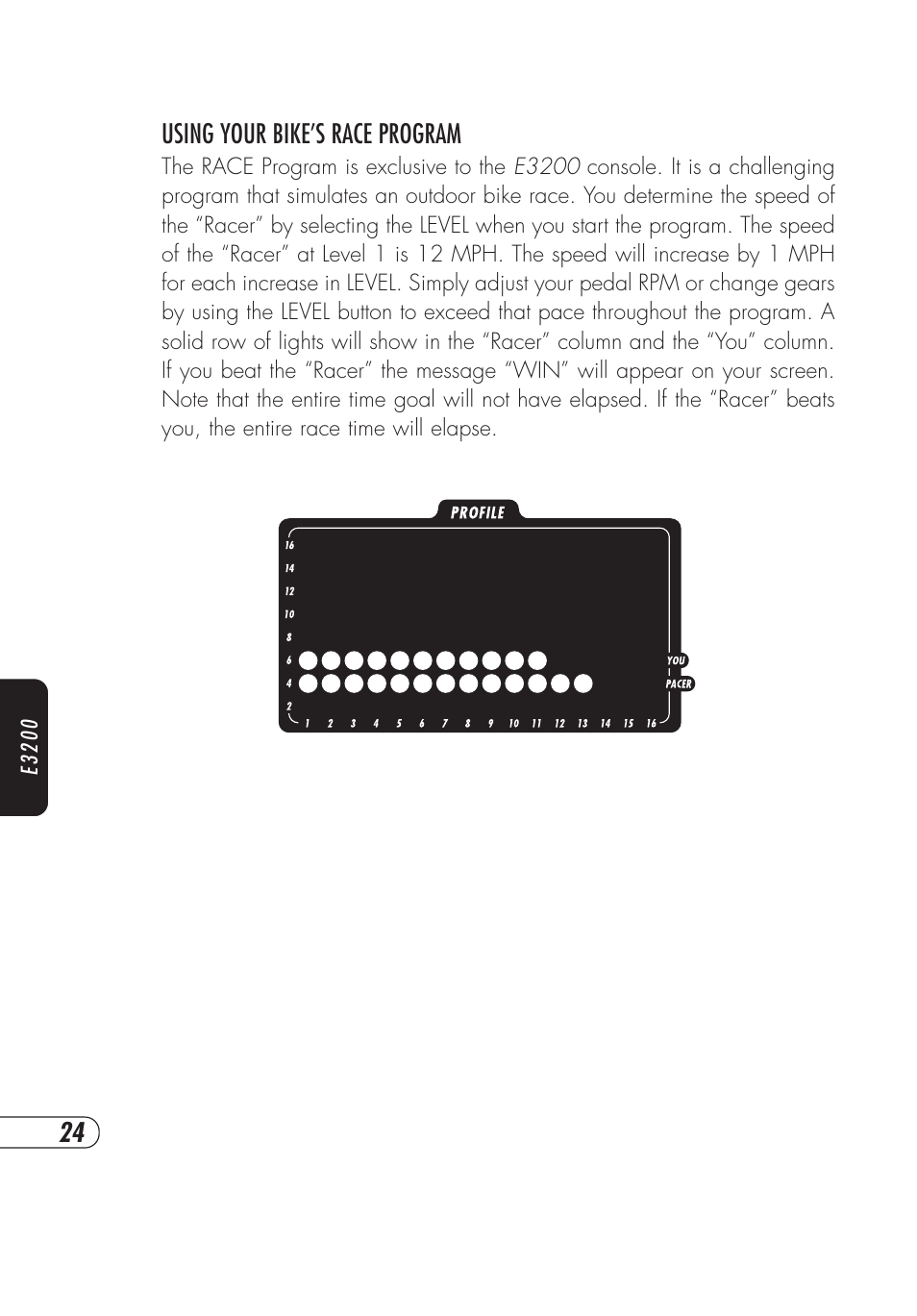 Vision Fitness E4000 User Manual | Page 28 / 60