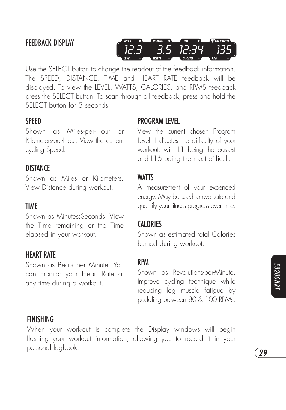 Vision Fitness E4000 User Manual | Page 33 / 60