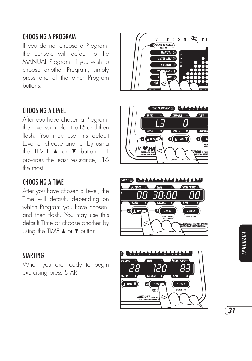 Vision Fitness E4000 User Manual | Page 35 / 60