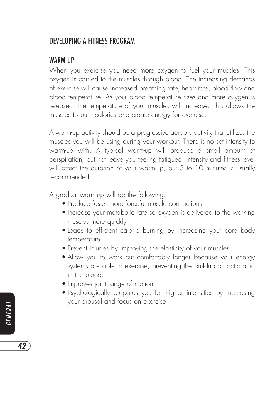 Vision Fitness E4000 User Manual | Page 46 / 60