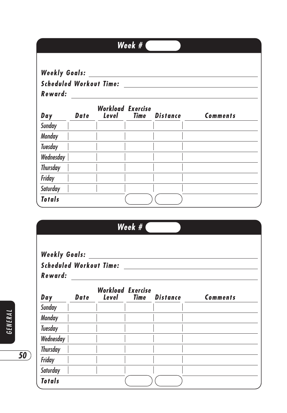 Vision Fitness E4000 User Manual | Page 54 / 60